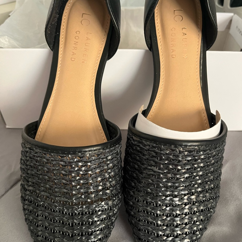 LC Lauren Conrad Women's Black Calcite Loafers